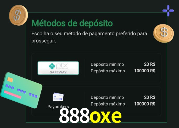 O cassino 888oxe oferece uma grande variedade de métodos de pagamento